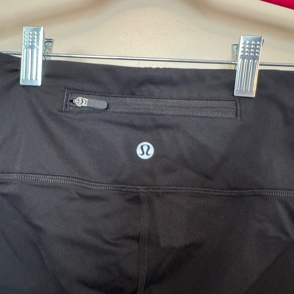 Lululemon Wunder Under Black/Silver Splatter Leggings Size 2 - Picture 6 of 7